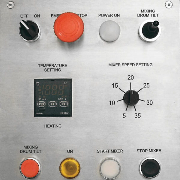 BITUMIX automatic mixer control panel