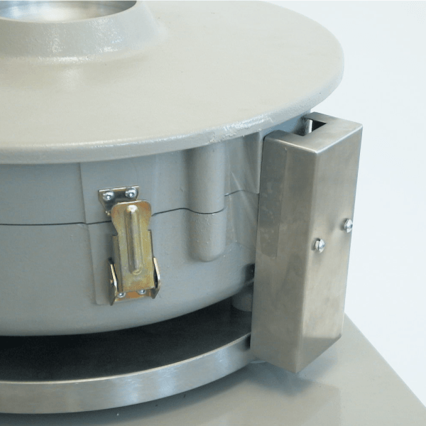 Centrifuge binder extractor safety device