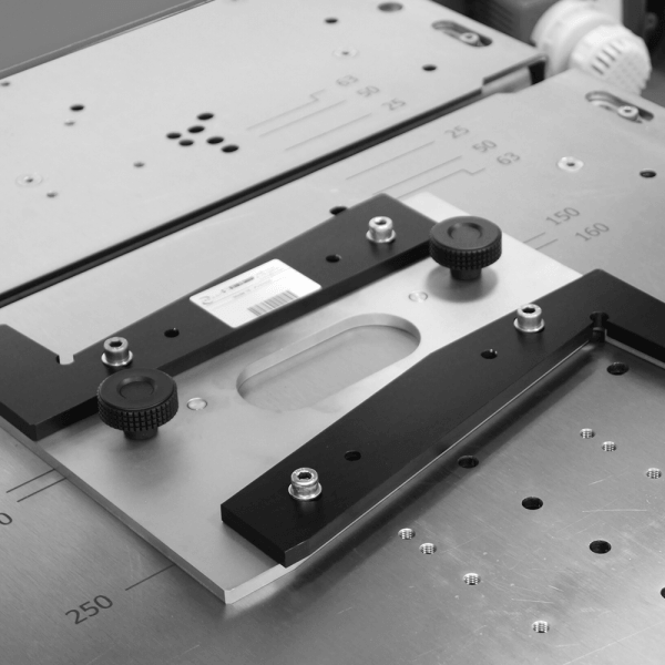 AUTOSAW2 trapezoidal specimens jig