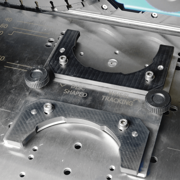 AUTOSAW2 wheel tracking cores jig